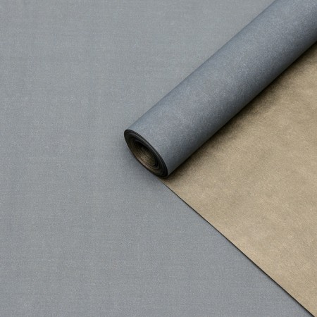Floristic parchment "gray-gold", 0.6 x 10 m, 52 g/m2