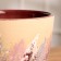 Pot floral painting beige Crocus No. 2, 1.4 l, D - 14.9 cm