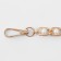A chain with pearls for a bag, with carbines, iron, d = 8 mm, 30 cm, gold color