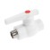 Ball the ball valfex, d = 20 x 1/2 ", external thread, combined, polypropylene