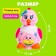 The developing toy "Kurochka", light and sound effects, carries the egg, mix