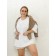 Female T-shirt, size 60-62, white color