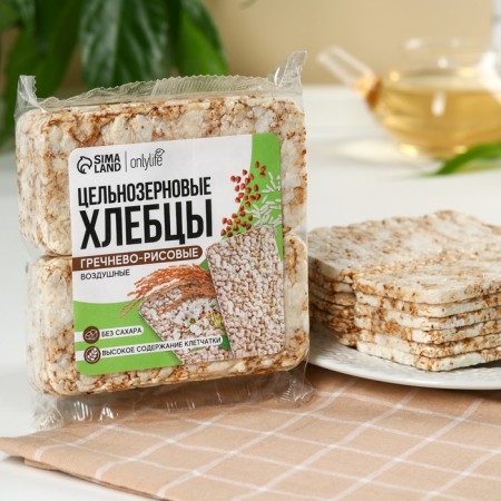 Buckwheat buckwheat buckwheat, without sugar, 60 g.