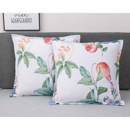 Pillowcase "Filia", size 70x70 cm - 2 pcs, color blue