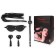 Set of BDSM notabu, mask, gag, Paces, film, black