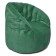 Chelsea chair, size 85x85 cm, velor fabric, green color