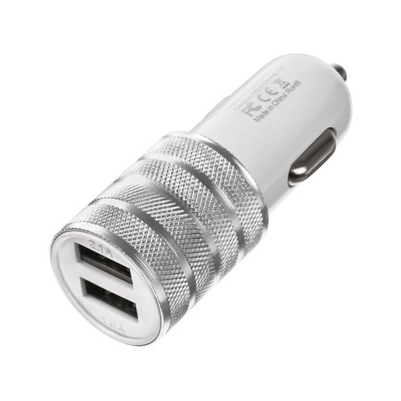 Car charger, 2 USB, 2.1 a/1 a, mix