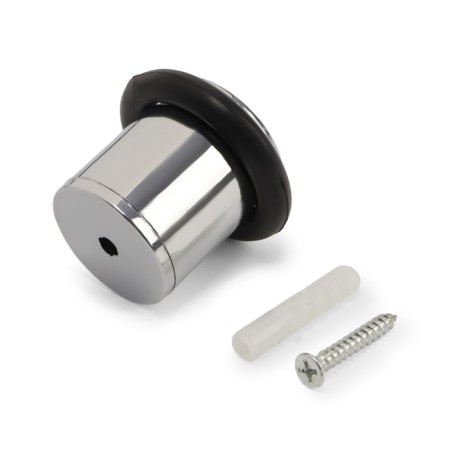 Door stop U302CP, D = 27 mm, h = 40 mm, chromium color-3