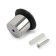 Door stop U302CP, D = 27 mm, h = 40 mm, chromium color