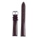 Solomon watch strap 18 mm, genuine leather, L-20 cm, brown