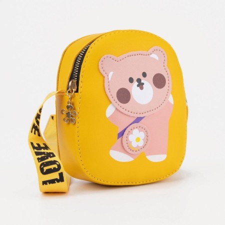 Bag's bag with lightning, yellow color