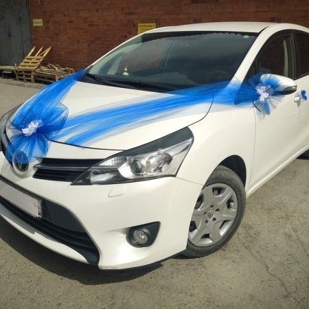 Set for decorating a car, blue-3