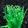 Artificial aquarium plant, 5 cm, green