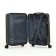 Average suitcase 24 "on a zipper, code lock, 4 wheels, black color