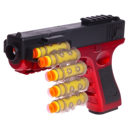 Glock pistol, shoots soft bullets, tape feed-1