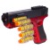 Glock pistol, shoots soft bullets, tape feed