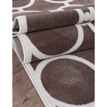 Rectangular carpet Merinos Sierra, size 200x400 cm, color Brown-Cream 2-2