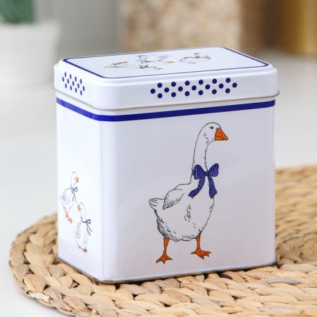 Bank for bulk products "geese", 600 ml, d = 6.7 cm-1