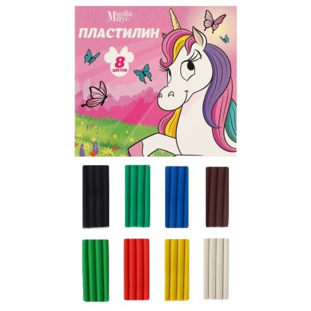Plasticine 8 colors 120 g "Minni and unicorn"-6