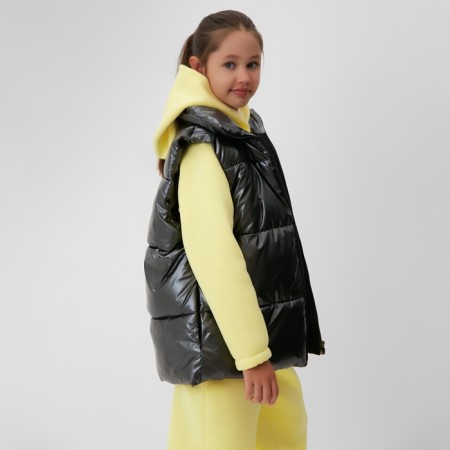 Children's ’width minku, gray color, height 140 cm-1
