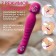Vibrator bilateral oka-hoods, 7 modes, with heating to 42 degrees, pink