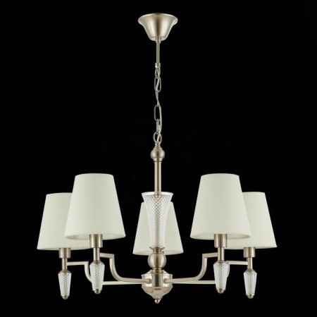 Suspended EVOLUCE lamp. Sle105503-05. Reimo. 5x40 watts, E14, 66x66x41 cm, Nickel color-3