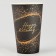 A one -time paper glass "Happy Birthday" "400 ml