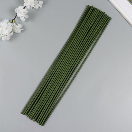 Wire for the manufacture of artificial colors "Green" winding paper 50cm section 0.5 cm 10424