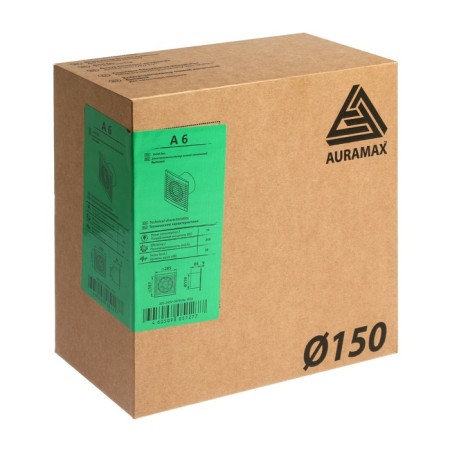 Exhaust fan Auramax A6, 205x205 mm, D = 150 mm, 220–240 V-5