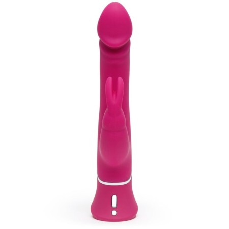 Happy Rabbit Realistic vibrator with a clitoral stimulant, pink-2
