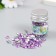 Decor for creativity in the bottle "Rhinesti. Lilac" set 250 pcs d = 0.6 cm 4x3x3 cm