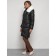 Coat insulated winter female, size 48, black color