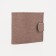 Women's wallet on the button, beige color