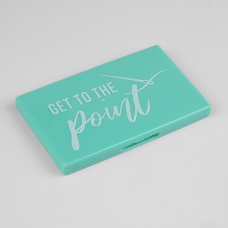 Magnetic needle, 11 × 6.5 cm, inscription mix, turquoise color-3