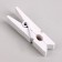 A set of clothespins for decor 50 pcs., White - 3.5 cm