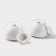 The porcelain setting Wilmax "Julia Vysotskaya", 2 items: sugar tower 340 ml, milkman 280 ml, white color