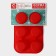 The form for baking is the “figure. Circle ”, silicone, 21.5 × 14.5 cm, 6 cells (5.7 × 5.7 × 3 cm), color mix