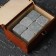 Visisky whiskey stones, in a casket with a magnet, natural steat, 6 pcs