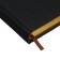 The diary is semi -dated, A5, 192 sheets, ruler, leatherette cover, Golden cut "Crocodile", black