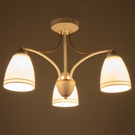 Franix chandelier 3he27 40w is white 54x54x30 cm Bayerlux-2