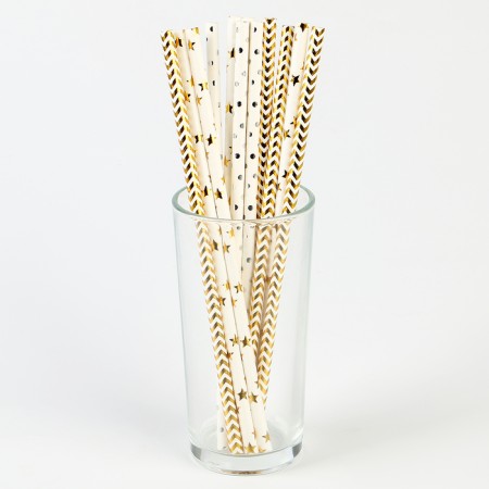 Paper tubes 12 pcs "Gold"-3