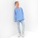 Longsliv children's minku, blue color, height 140 cm