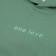 Hoody for the boy One Love Light, height 122 cm, green color