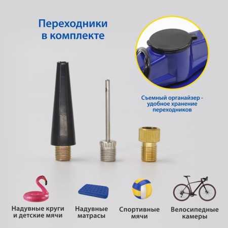 Car compressor Hoodyear Gy-80L, 80 l/min, binopovy, power supply from the battery-2