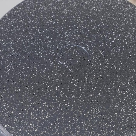 Granite pan, d = 24 cm, removable handle, anti -stick coating, gray color-5