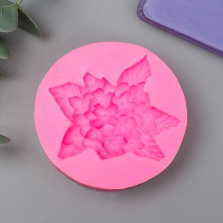 Mold Silicon "forget -me -nots" 2.6x5.7x5.7 cm-1