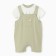 A set for a newborn (T-shirt, overalls), white color/khaki, height 68-70 cm