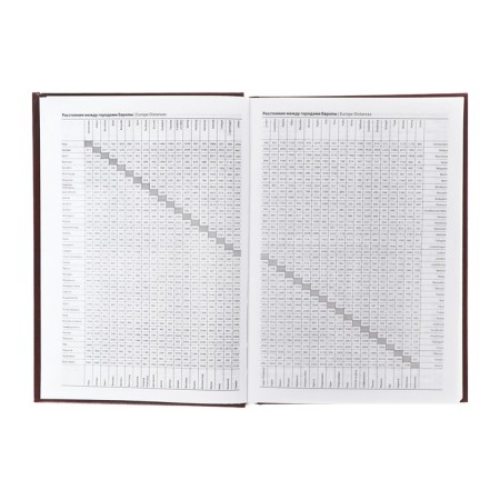 The diary half -dantered for 4 years A5, 192 sheets, the cover of the boumville, brown-5