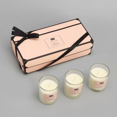 Набор свечей ароматических "Aroma Candle", гранат, 3 шт-2