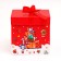 New Year. Box gift New Year's folding "gifts" 15x15x15 cm.